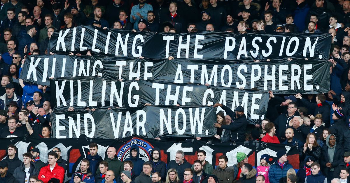 VAR is killing the game. it must go!